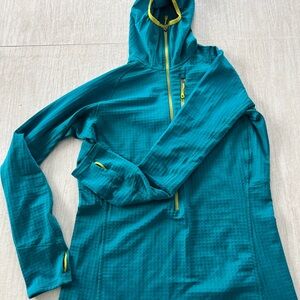 Patagonia R1 Half-zip Teal
